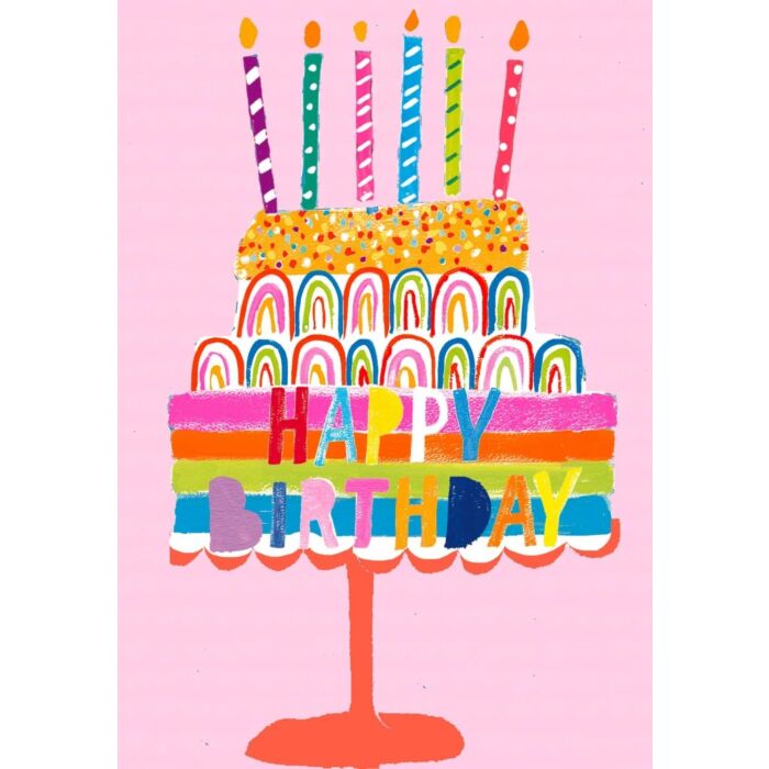 Papersalad Happy Birthday Cake